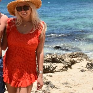 Free people crochet mini